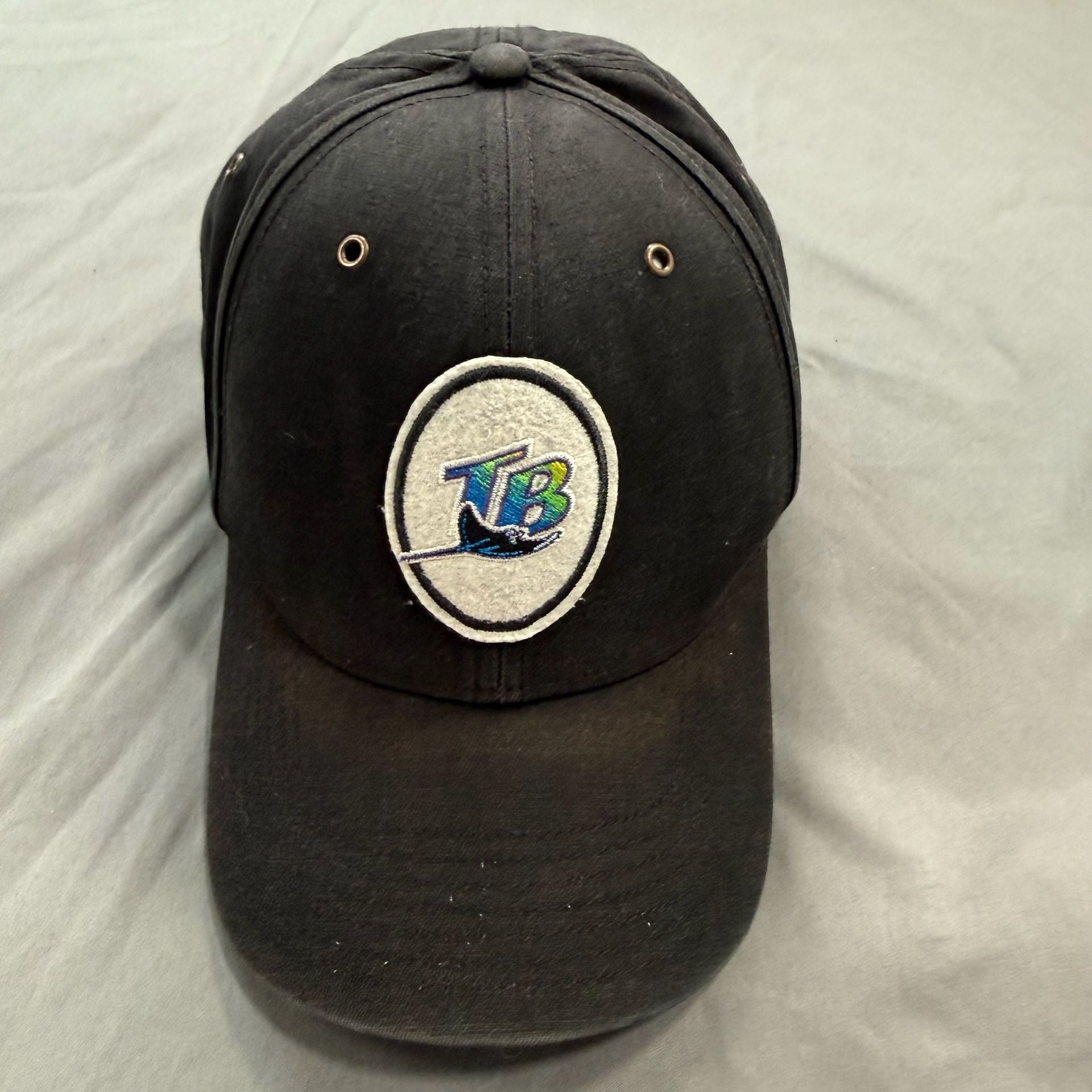 Rays 47 Brand Black Devil Rays Cooperstown Midfield Adjustable Hat